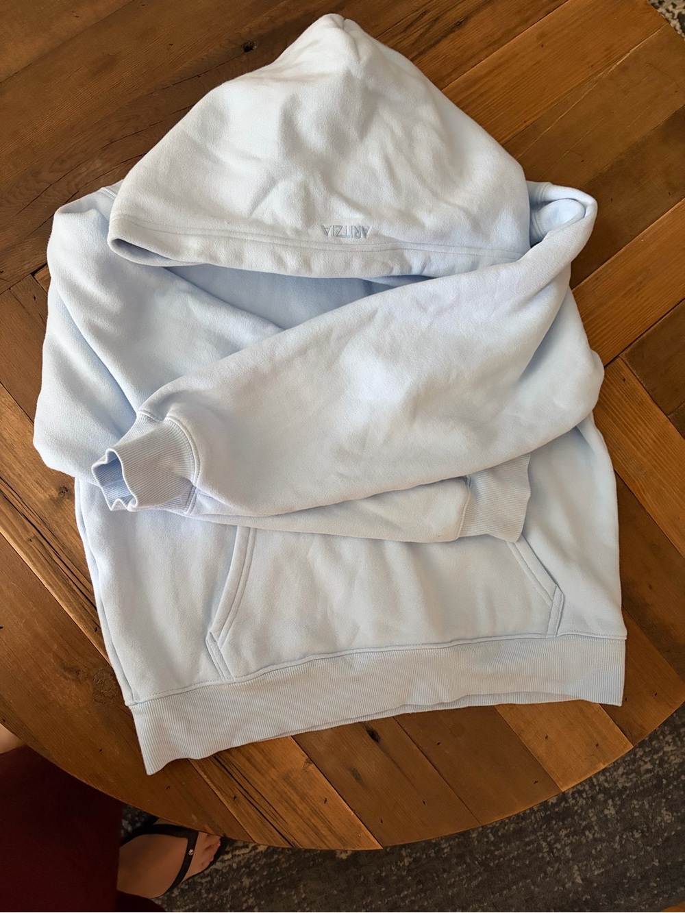Aritzia Light Blue Pullover Hoodie